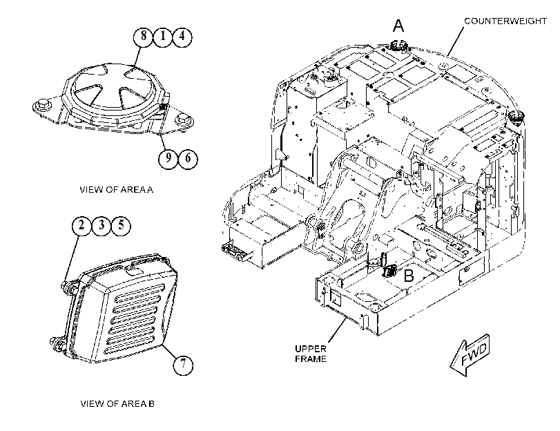 ANTENNA & MOUNTING GP 5804574 CAT