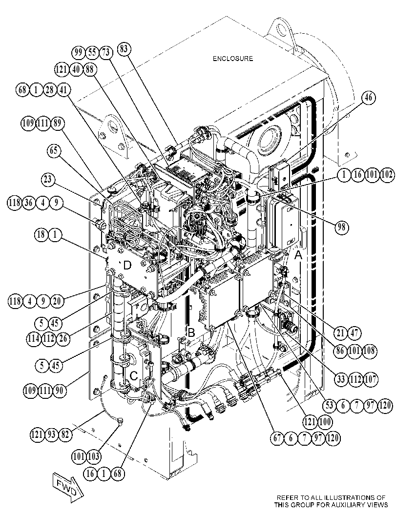 WIRING GP-ENCLOSURE 5719600 CAT