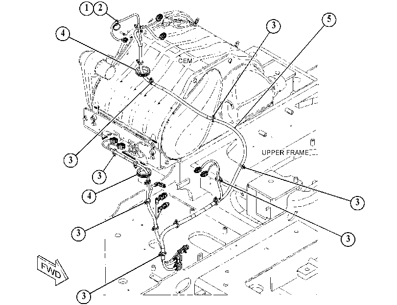 Проводка CEM 5429659 CAT