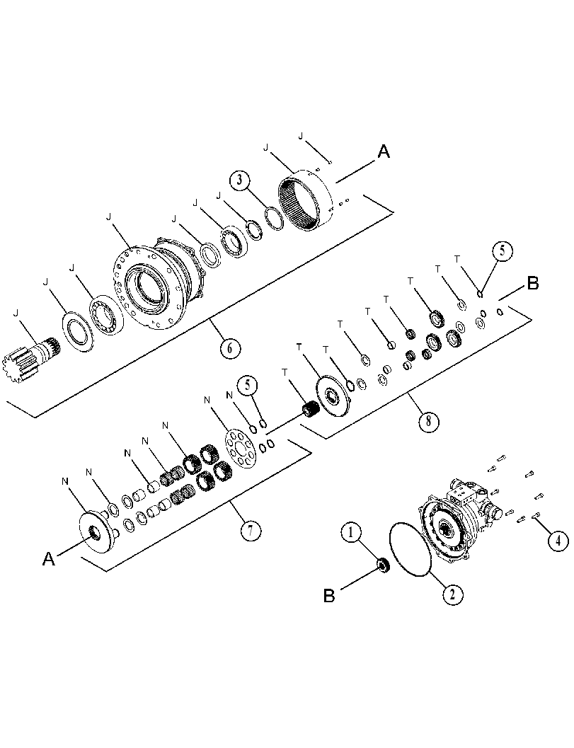 DRIVE & MOTOR GP-SWING 4673079 CAT
