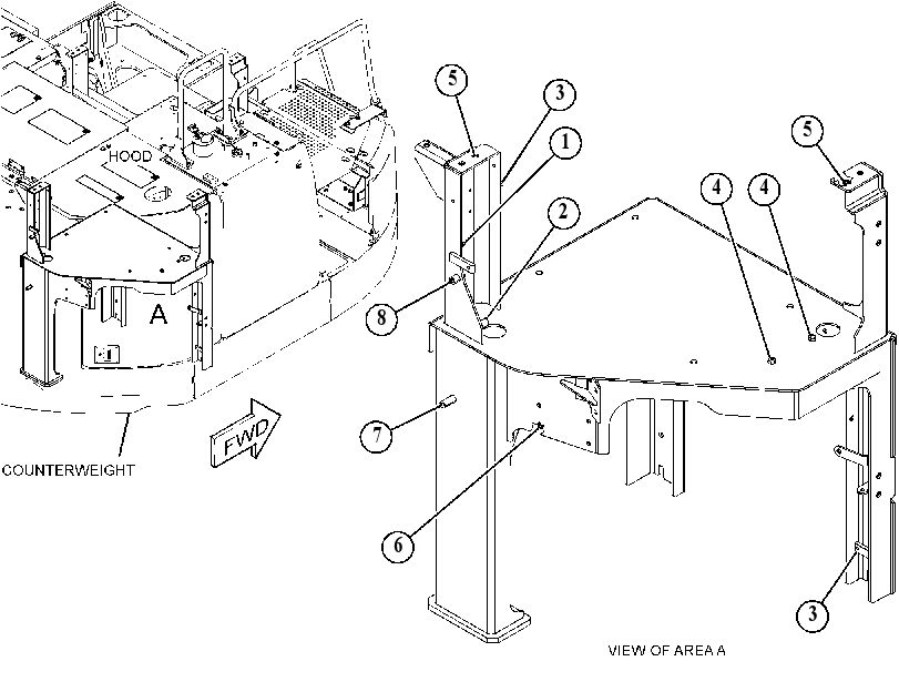 SUPPORT AS-EXHAUST 5989097 CAT