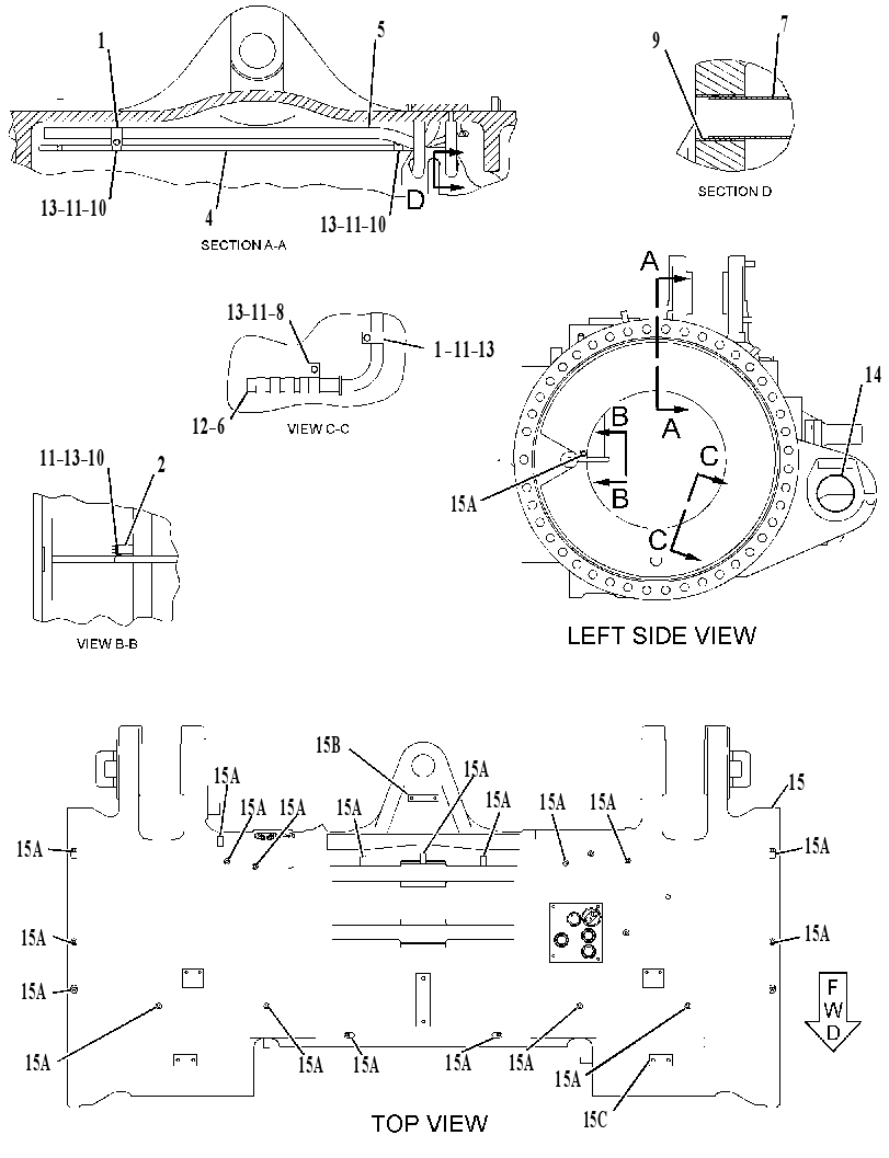 HOUSING GP-REAR AXLE 1290481 CAT