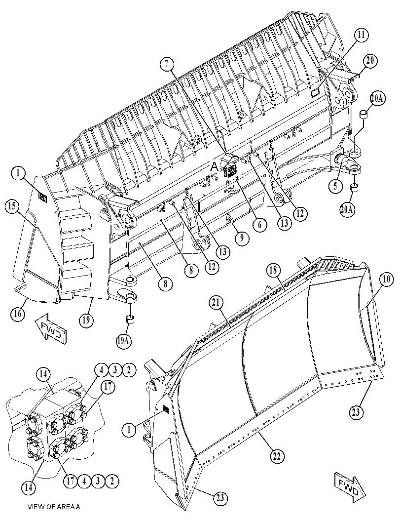 BLADE AS-UNIVERSAL 5758465 CAT