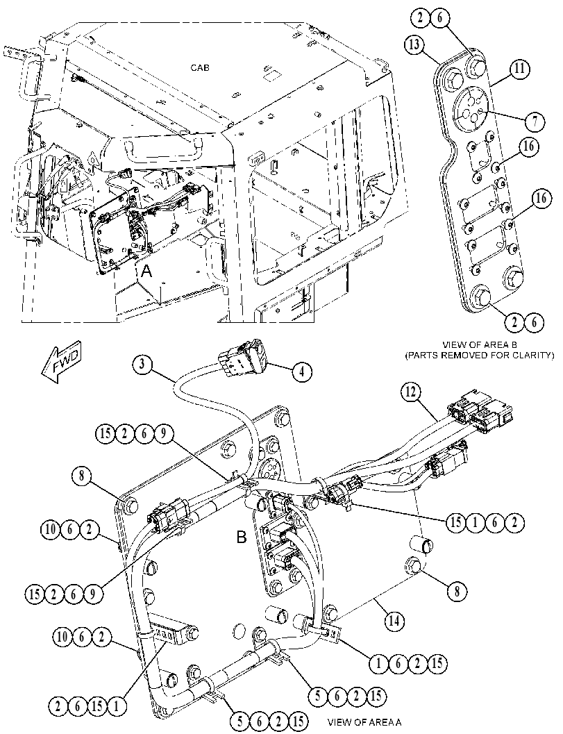 WIRING GP-REMOTE CONTROL 5692180 CAT