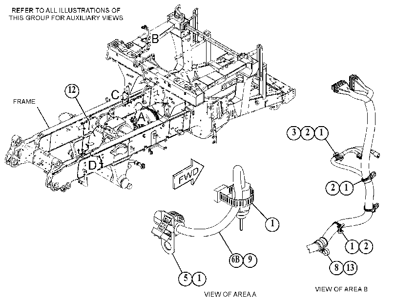 Проводка шасси 5314605 CAT