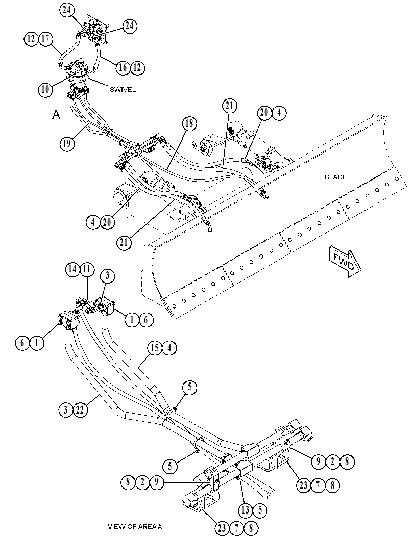 LINES GP-BLADE CYLINDER 5420306 CAT
