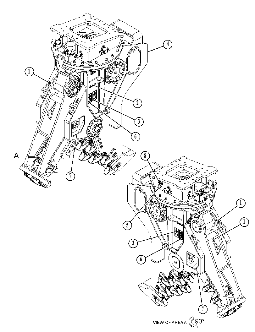PULVERIZER AR-HYDRAULIC 3345812 CAT