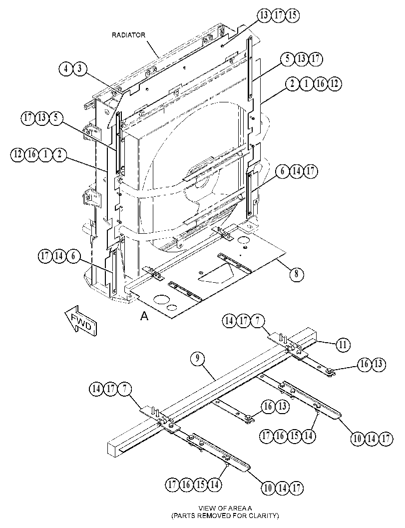 BAFFLE GP-RADIATOR 5211059 CAT