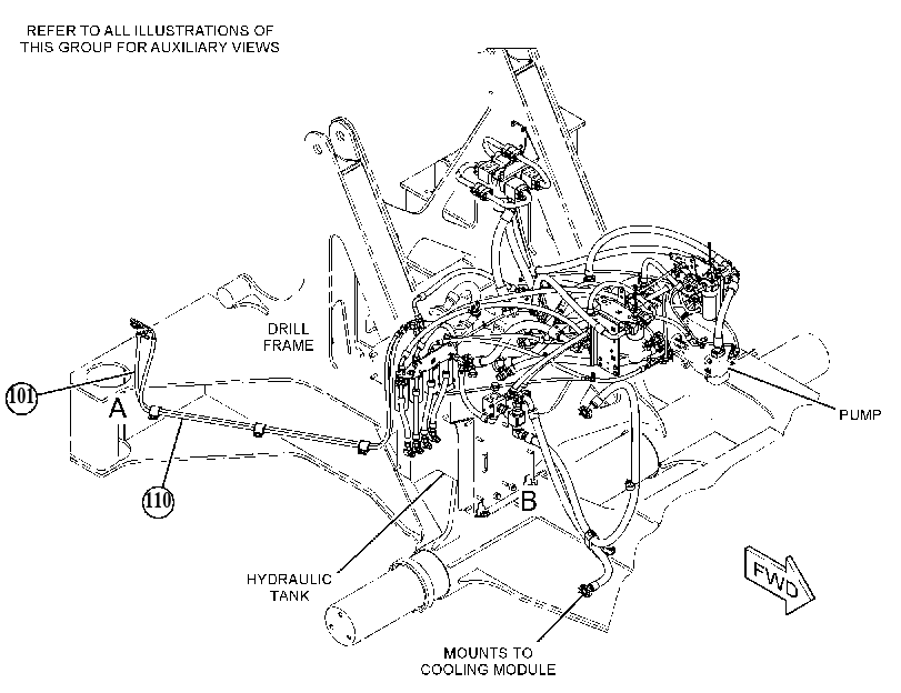 FILTER & LINES GP-HYDRAULIC 5410300 CAT