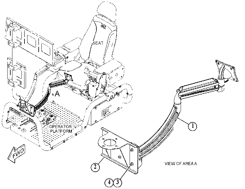 MOUNTING GP-DISPLAY 5798569 CAT