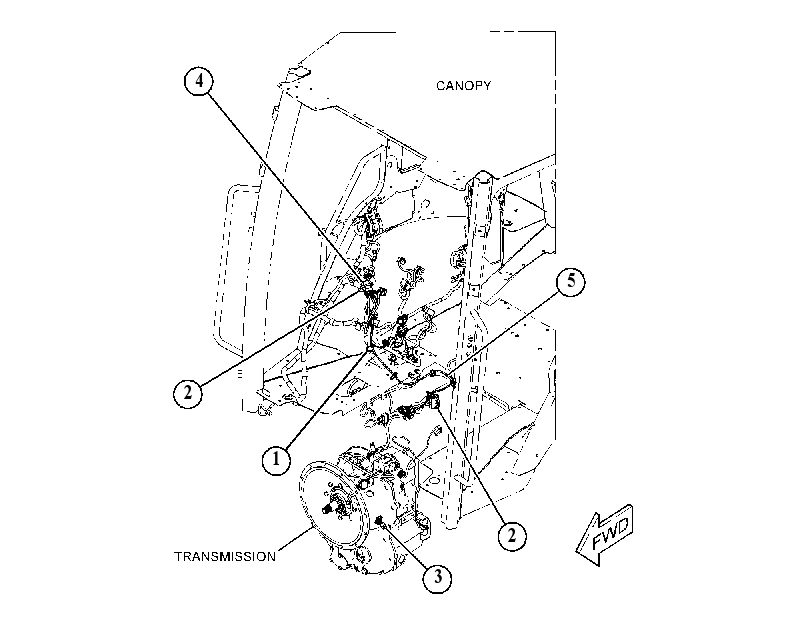 WIRING GP-DIFFERENTIAL LOCK 5789739 CAT