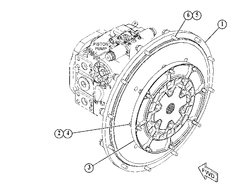 MOUNTING GP-HYDROSTATIC PUMP 5924772 CAT