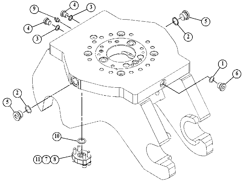 HOUSING GP-COUPLER 5771583 CAT