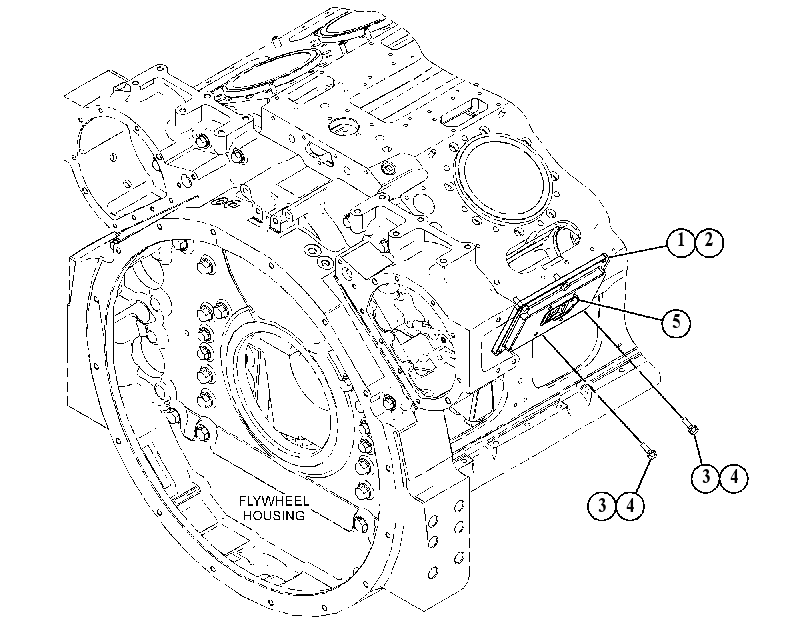 Крышка распредвала 4590161 CAT
