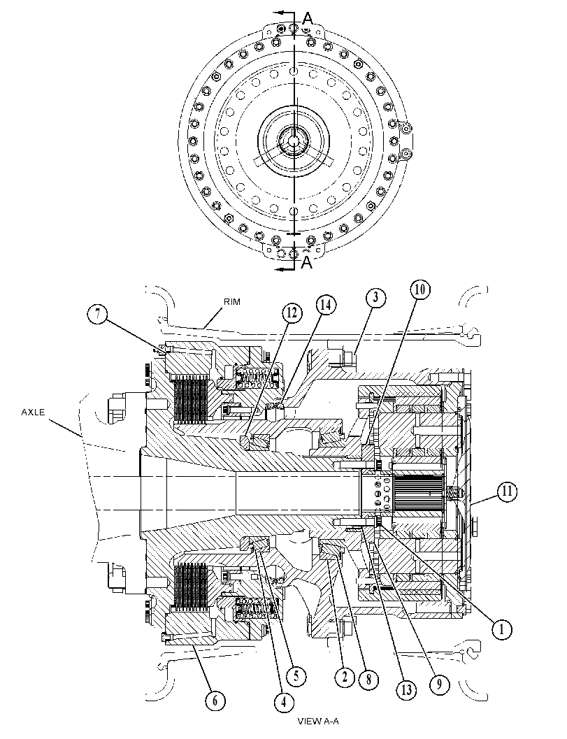 FINAL DRIVE & BRAKE GP 5607980 CAT