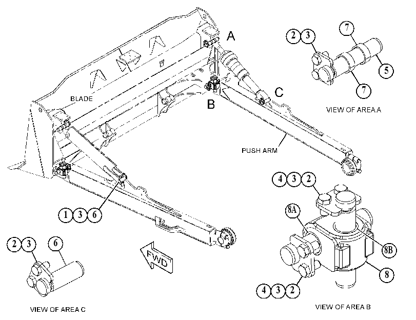 MOUNTING GP-BULLDOZER 5399107 CAT