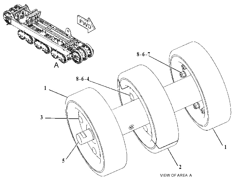 WHEEL GP-BOGIE 2616104 CAT