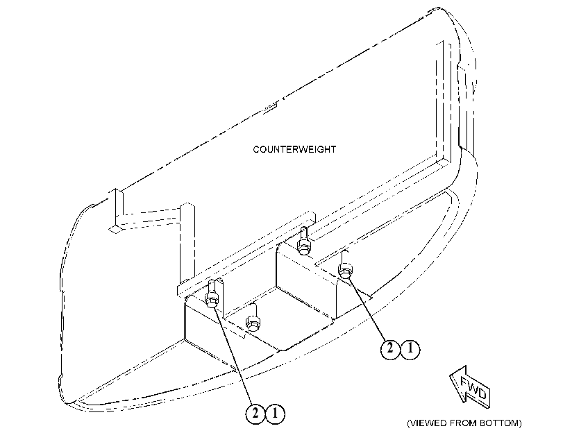 MOUNTING GP-COUNTERWEIGHT 5861470 CAT