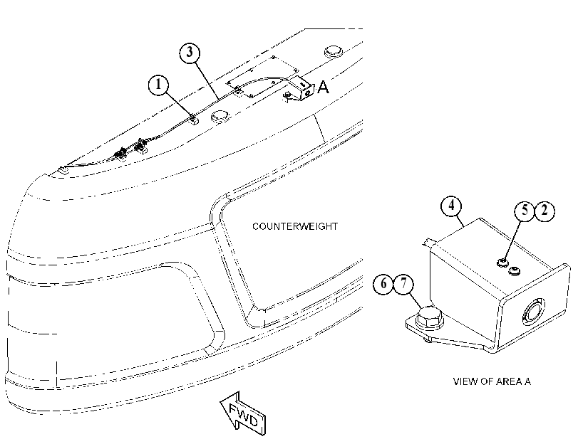 Камера с креплением 5855343 CAT