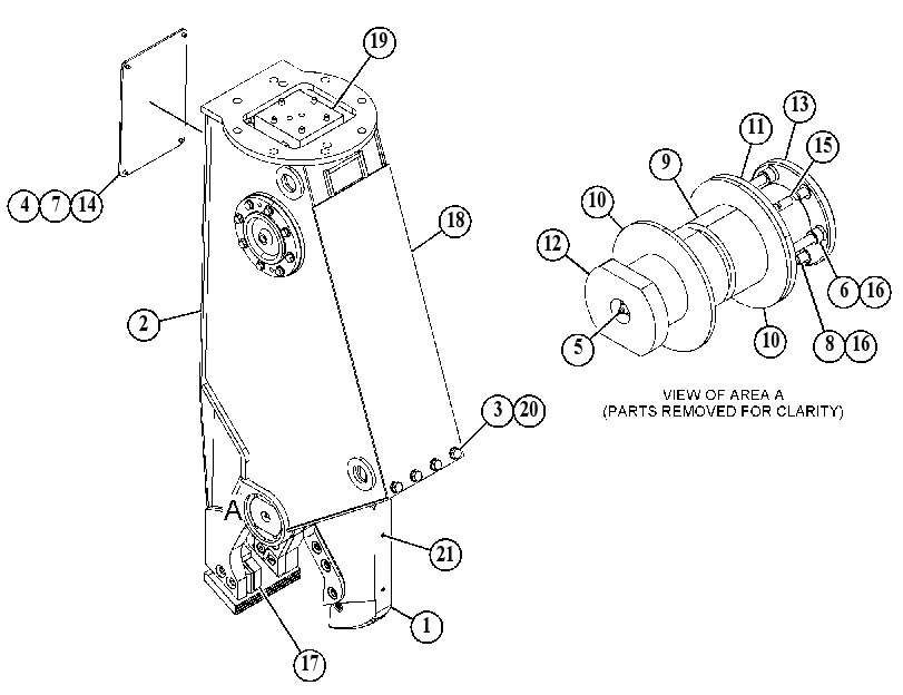 HOUSING GP-SHEAR 5838098 CAT