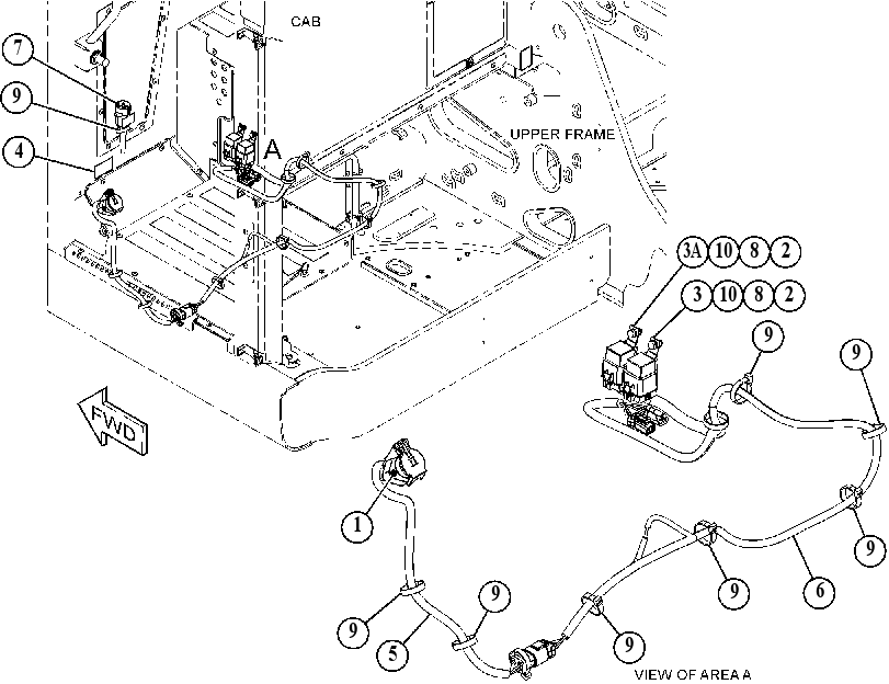 WIRING GP-REFUELING PUMP 5965740 CAT