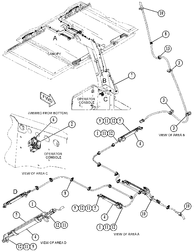 WIRING GP-CANOPY 5926003 CAT