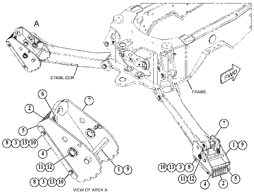 PAD & MTG GP-STABILIZER 5602635 CAT
