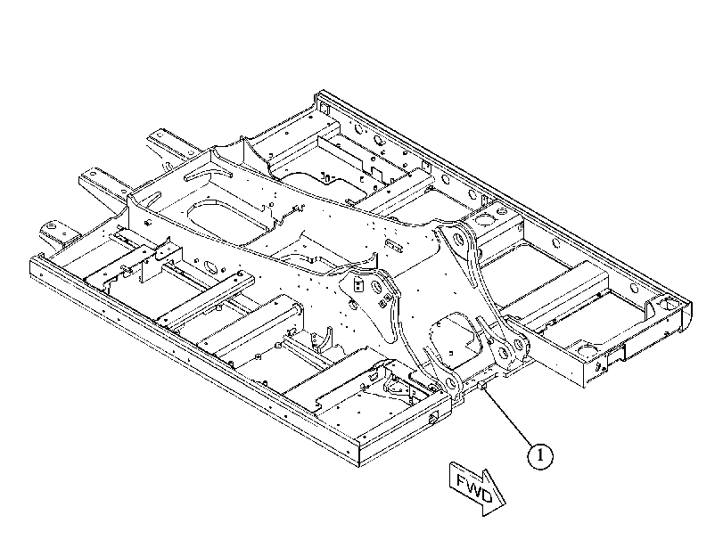 FRAME AS-UPPER 5828681 CAT