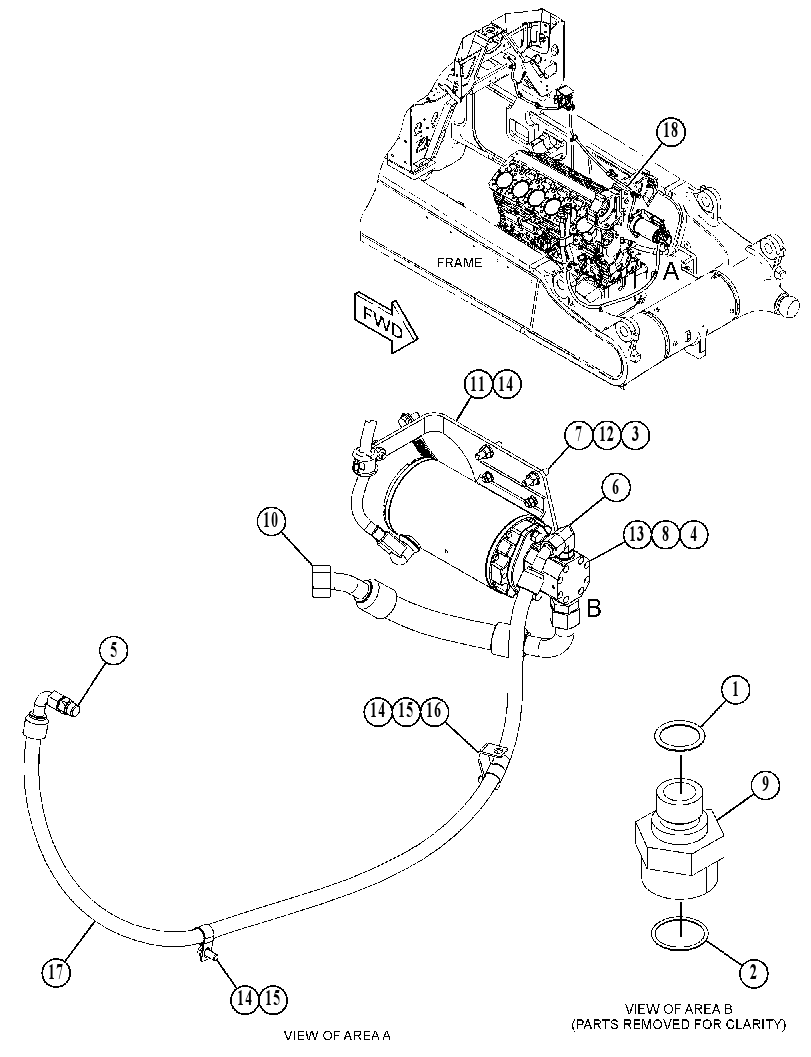 PRELUBRICATION AR-ENGINE 4916468 CAT