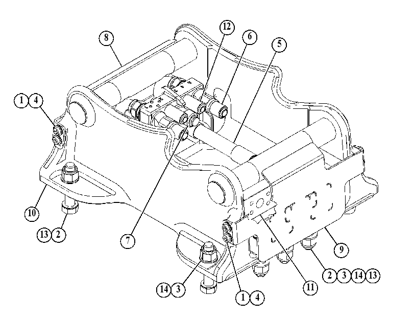 MOUNTING GP-WORK TOOL 5852906 CAT