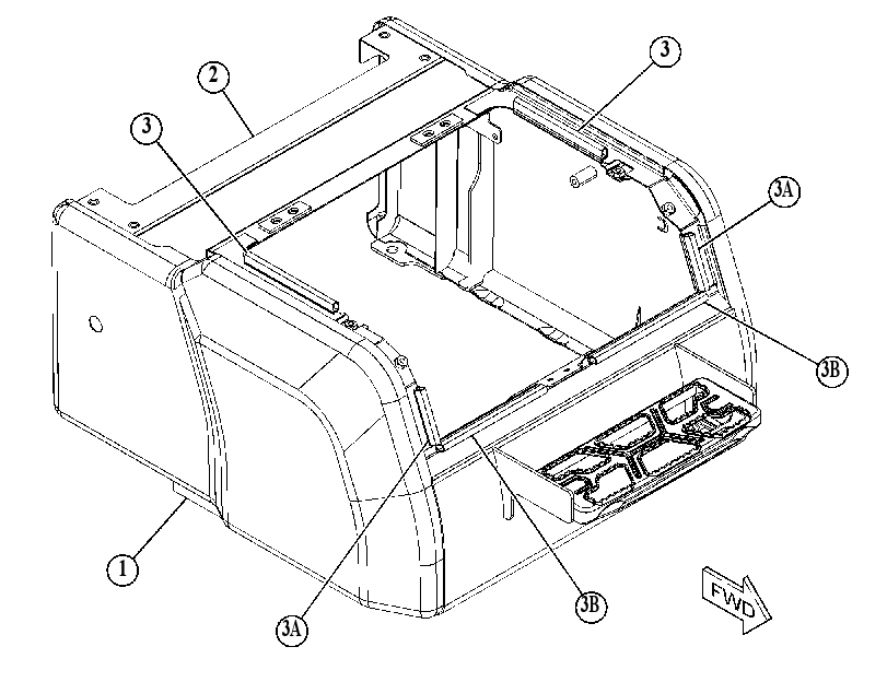 BOX AS-STORAGE 5878687 CAT