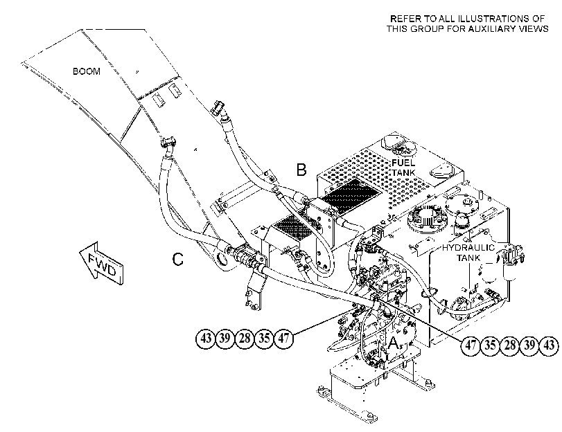 LINES GP-WORK TOOL 5357014 CAT