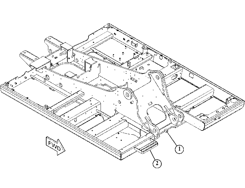 FRAME AS-UPPER 5963294 CAT