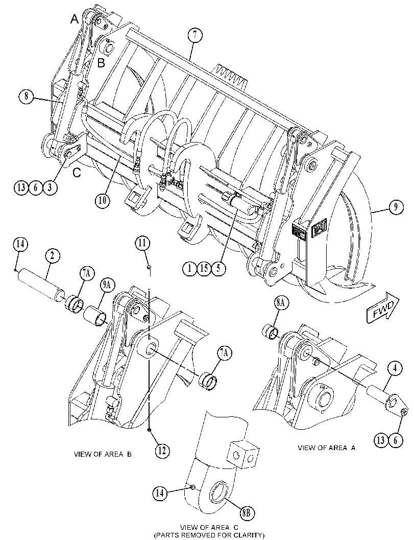 RAKE GP-LOADER 5927177 CAT