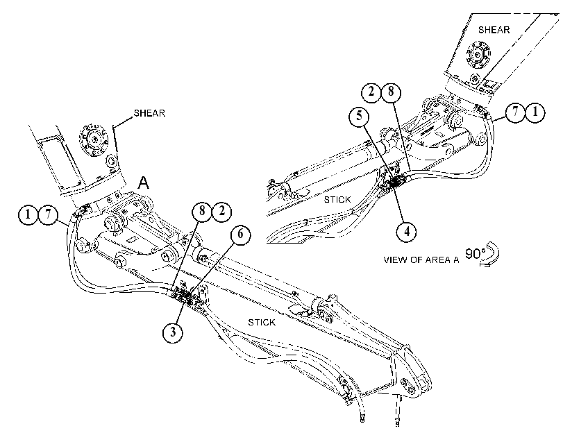 KIT-HYDRAULIC LINES 5838137 CAT