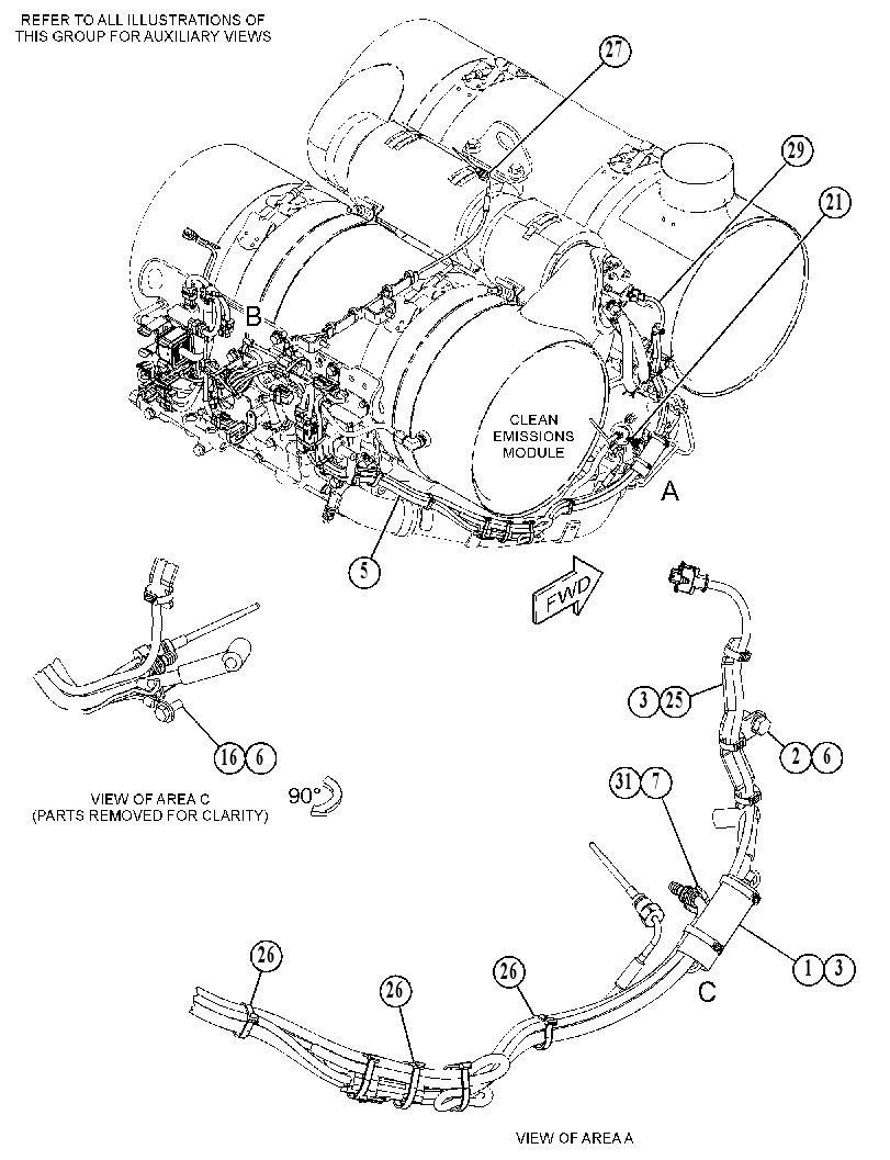 Проводка CEM 5195277 CAT