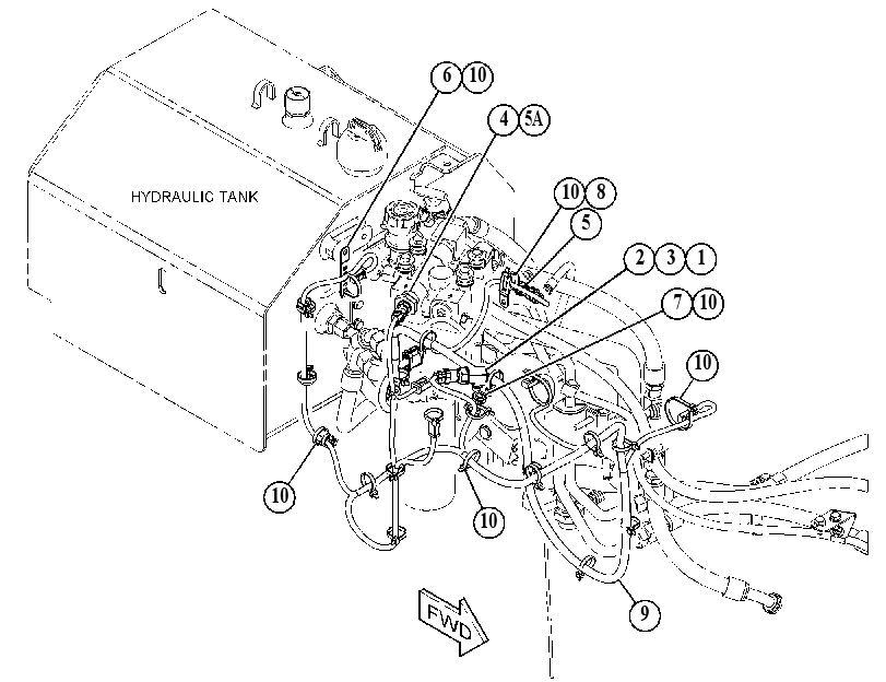 WIRING GP-HYDRAULIC TANK 5484483 CAT