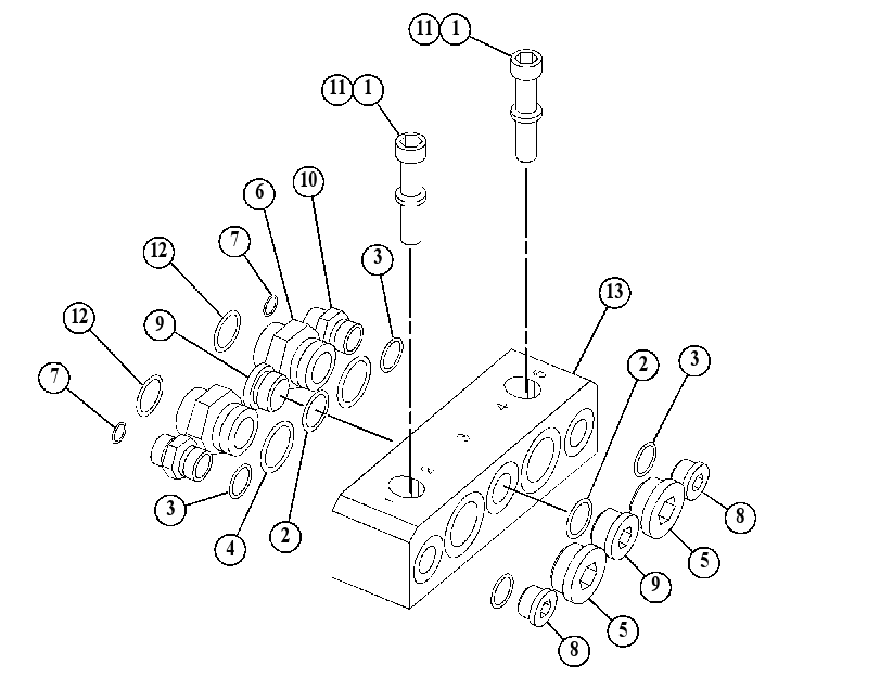 MANIFOLD GP-HYDRAULIC 5810151 CAT