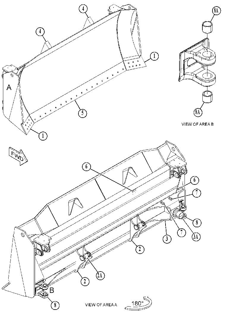 BLADE AS-SEMI-UNIVERSAL 5390778 CAT