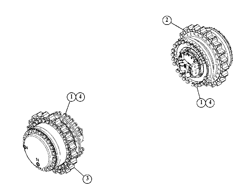 FINAL DRIVE & MOUNTING GP 5990926 CAT