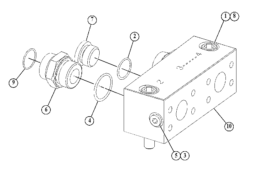 MANIFOLD GP-HYDRAULIC 5801575 CAT