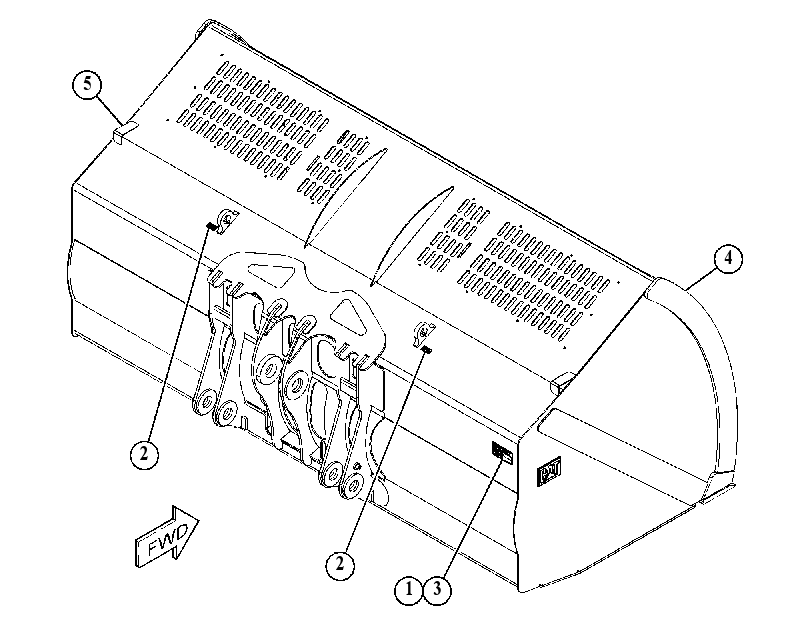 BUCKET GP-LIGHT MATERIAL 5689165 CAT
