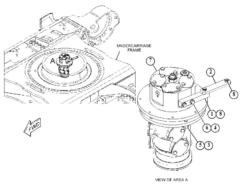 SWIVEL & MOUNTING GP 5417075 CAT