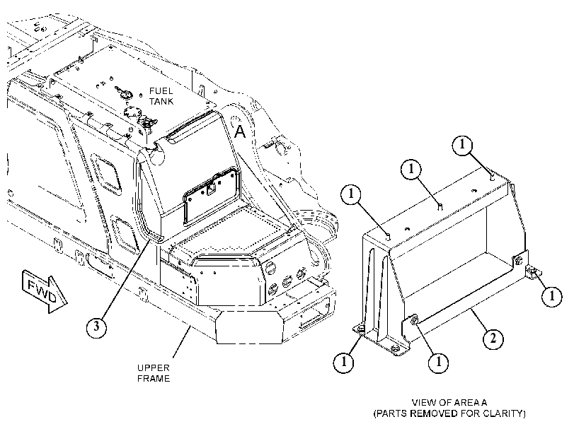 COVER GP-FENDER 5432381 CAT
