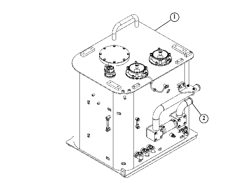 TANK & LINES GP-HYDRAULIC 5458777 CAT