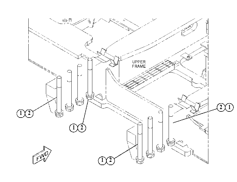 FASTENER GP-COUNTERWEIGHT 1245000 CAT
