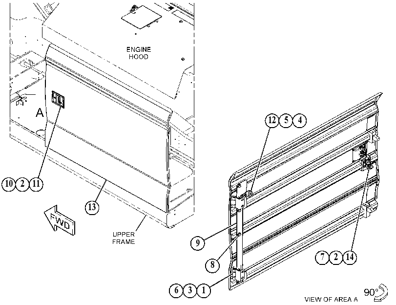 DOOR GP-RADIATOR 5605437 CAT