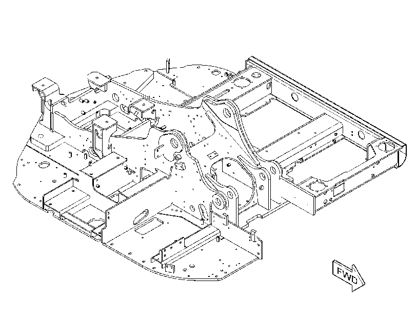 FRAME AS-UPPER 5590075 CAT