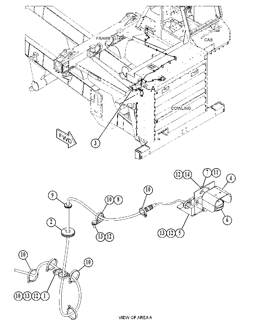 Камера с креплением 5755423 CAT