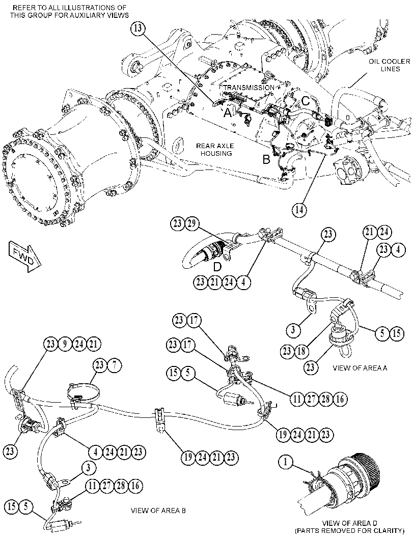 WIRING GP-TRANSMISSION CONTROL 5784610 CAT